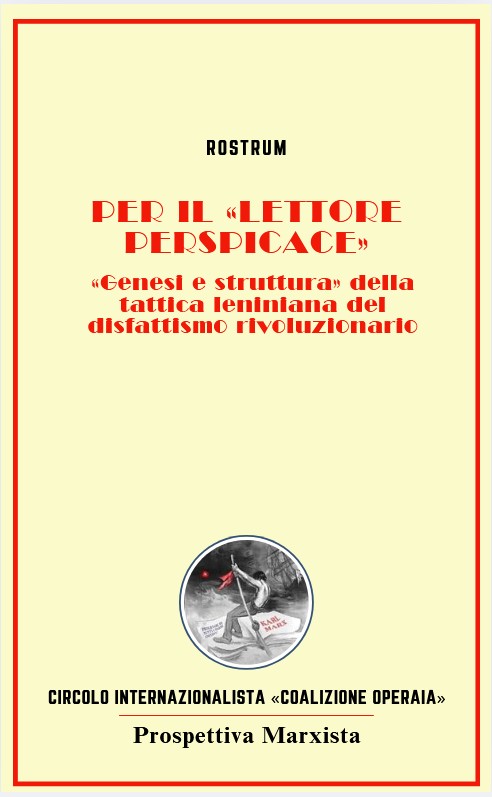 PER IL «LETTORE&nbsp;PERSPICACE»